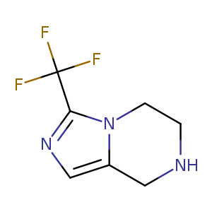 3-(Trifluoromethyl)-5,6,7,8-tetrahydroimidazo-[1,5-a]pyrazine