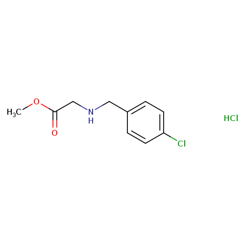 Methyl 2-([(4-chlorophenyl)methyl]amino)acetate hydrochloride