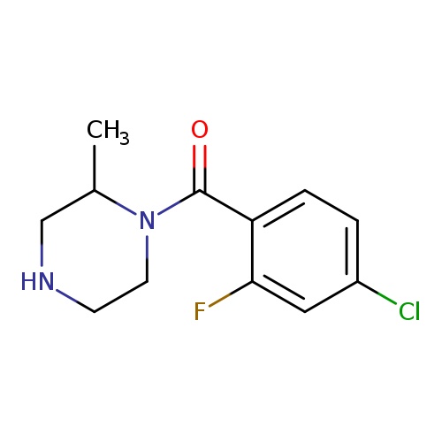 1-(4-chloro-2-fluorobenzoyl)-2-methylpiperazine