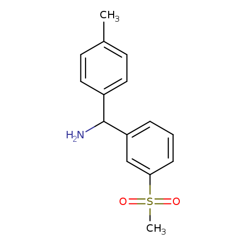 (3-methanesulfonylphenyl)(4-methylphenyl)methanamine