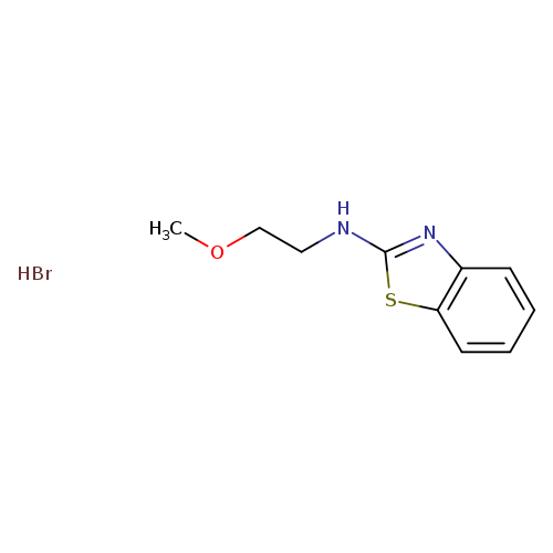 N-(2-methoxyethyl)-1,3-benzothiazol-2-amine hydrobromide