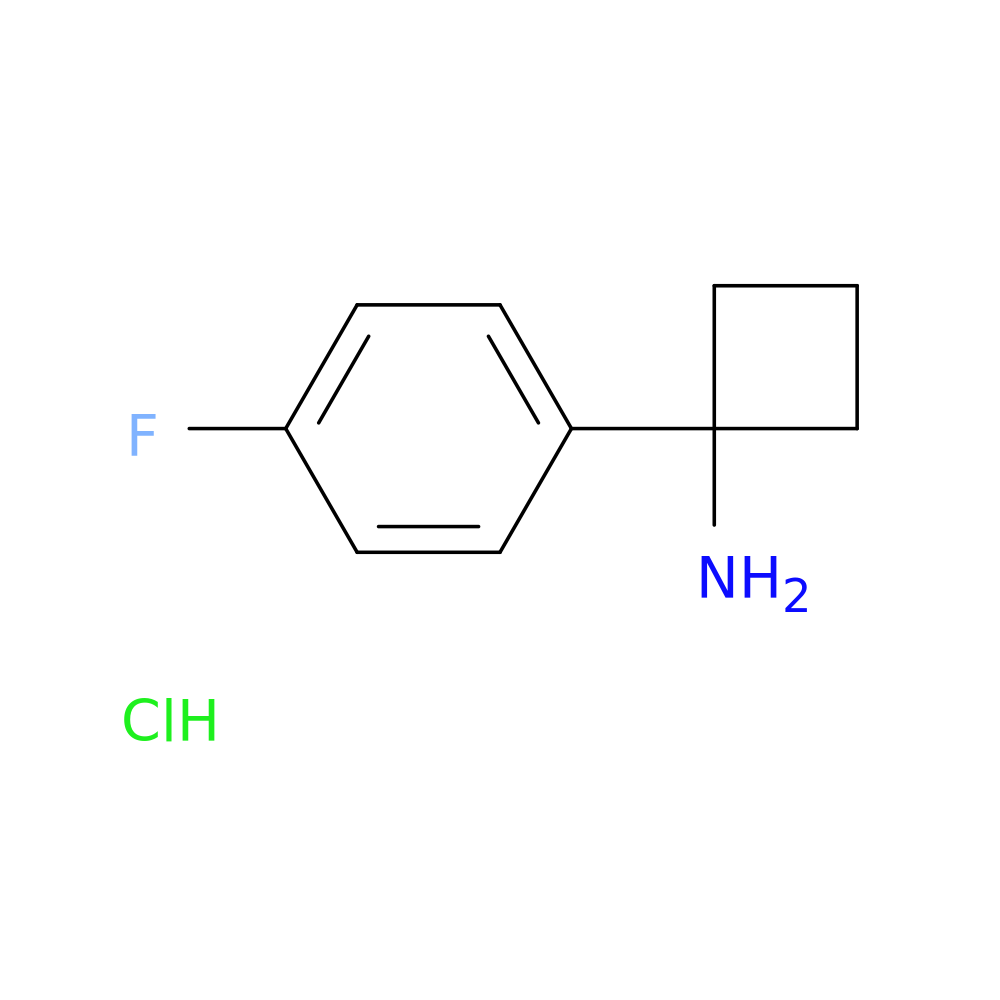 1-(4-fluorophenyl)cyclobutan-1-amine hydrochloride