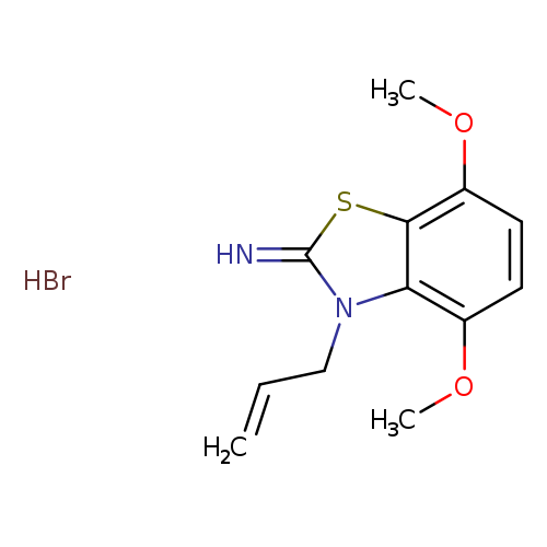 "3-allyl-4,7-dimethoxybenzo[d]thiazol-2(3H)-imine hydrobromide"