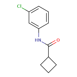 Cyclobutanecarboxylic acid (3-chloro-phenyl)-amide