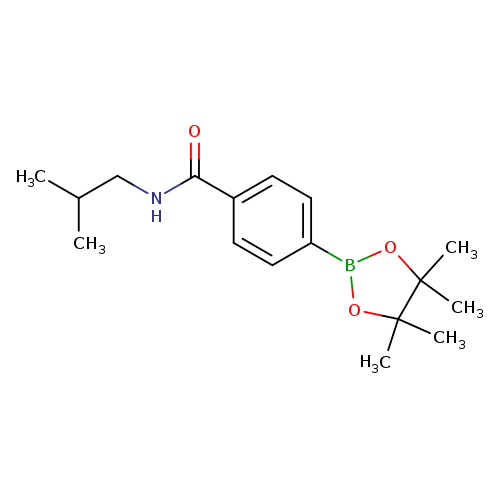 N-Isobutyl-4-(4,4,5,5-tetramethyl-[1,3,2]dioxaborolan-2-yl)-benzamide