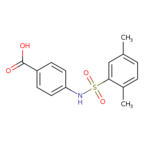 Benzoic acid, 4-[[(2,5-dimethylphenyl)sulfonyl]amino]-