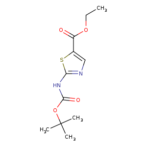 5-​Thiazolecarboxylic acid, 2-​[[(1,​1-​dimethylethoxy)​carbonyl]​amino]​-​, ethyl ester