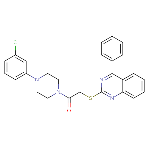 1-[4-(3-chlorophenyl)piperazin-1-yl]-2-[(4-phenylquinazolin-2-yl)sulfanyl]ethan-1-one