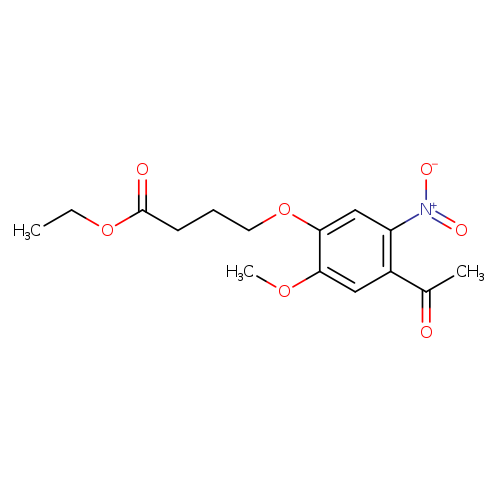 4-(4-Acetyl-2-methoxy-5-nitrophenoxy)-butanoic acid ethyl ester