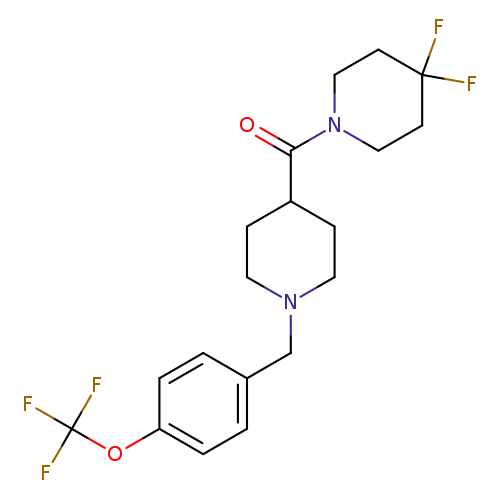 4,4-difluoro-1-(1-{[4-(trifluoromethoxy)phenyl]methyl}piperidine-4-carbonyl)piperidine