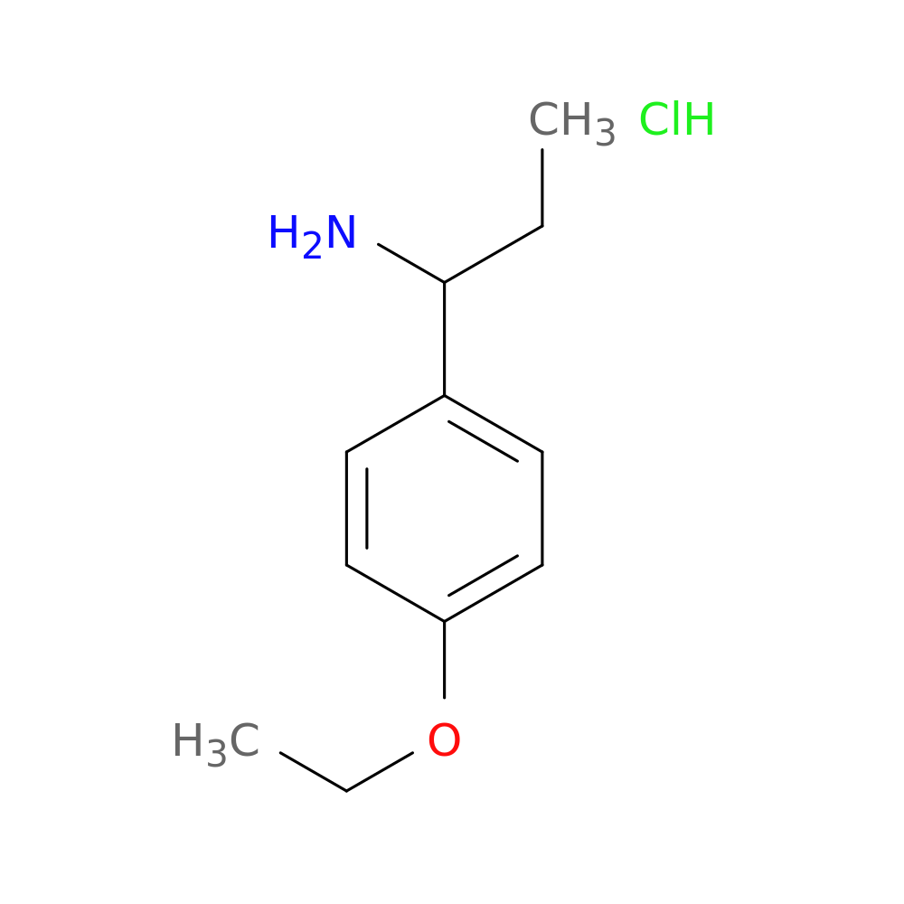 [1-(4-Ethoxyphenyl)propyl]amine hydrochloride