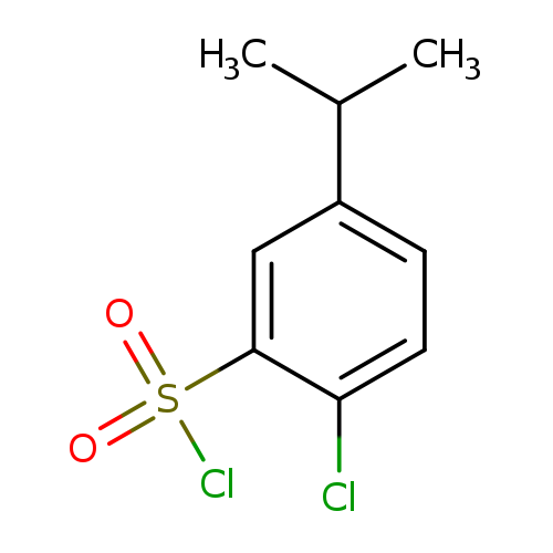 2-chloro-5-(propan-2-yl)benzene-1-sulfonyl chloride