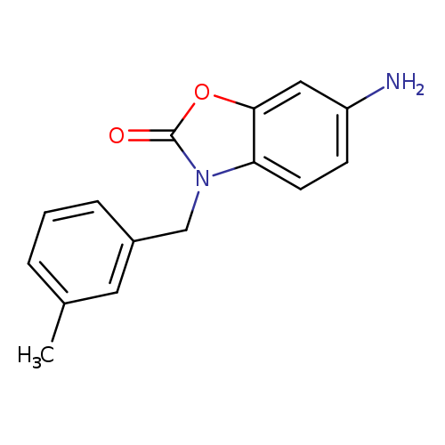 6-amino-3-[(3-methylphenyl)methyl]-2,3-dihydro-1,3-benzoxazol-2-one