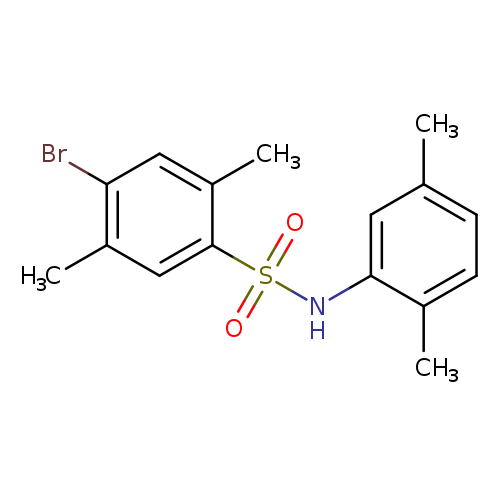 4-bromo-N-(2,5-dimethylphenyl)-2,5-dimethylbenzene-1-sulfonamide