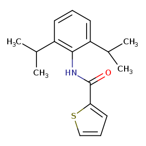 2-Thiophenecarboxamide,N-[2,6-bis(1-methylethyl)phenyl]-