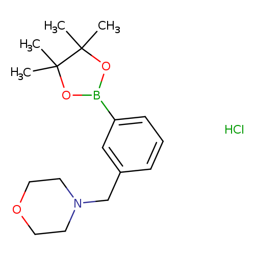 4-(3-(4,4,5,5-Tetramethyl-1,3,2-dioxaborolan-2-yl)benzyl)morpholine hydrochloride