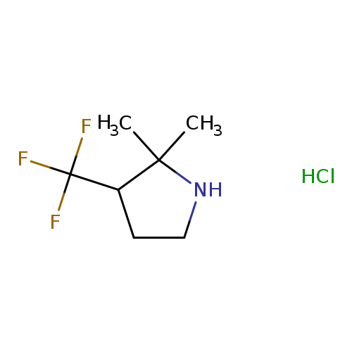 2,2-Dimethyl-3-(trifluoromethyl)pyrrolidine hydrochloride