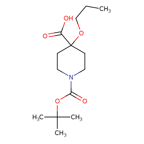 1-[(tert-Butoxy)carbonyl]-4-propoxypiperidine-4-carboxylic acid