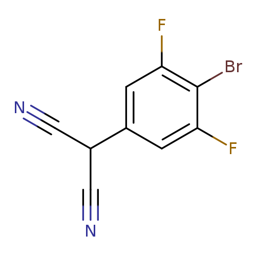 2-(4-bromo-3,5-difluorophenyl)propanedinitrile