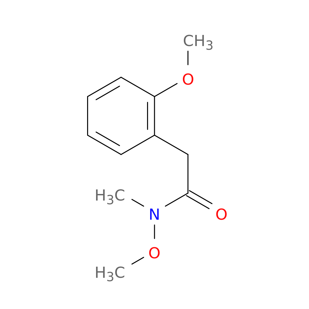 N-methoxy-2-(2-methoxyphenyl)-N-methylacetamide