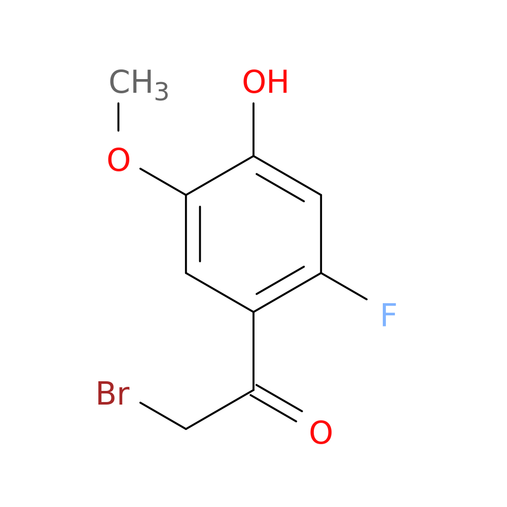 2-Bromo-1-(2-fluoro-4-hydroxy-5-methoxyphenyl)ethan-1-one