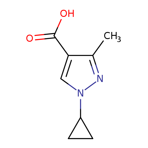 1-cyclopropyl-3-methyl-1H-pyrazole-4-carboxylic acid