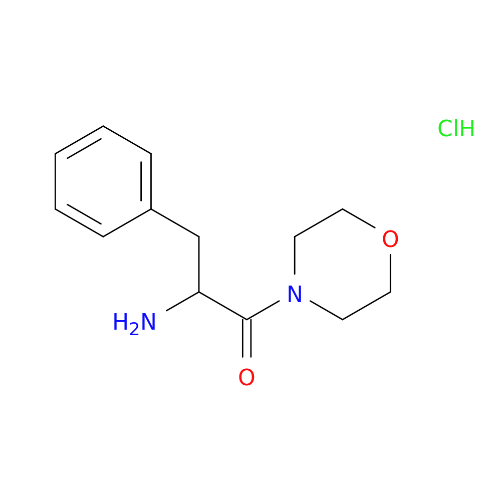 2-amino-1-(morpholin-4-yl)-3-phenylpropan-1-one hydrochloride