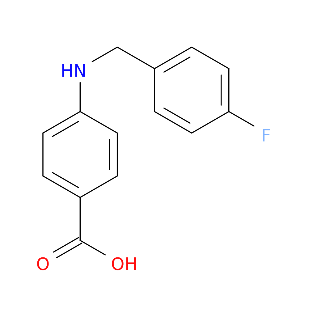 4-((4-Fluorobenzyl)amino)benzoic acid