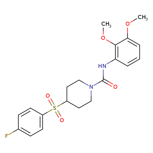 N-(2,3-dimethoxyphenyl)-4-(4-fluorobenzenesulfonyl)piperidine-1-carboxamide