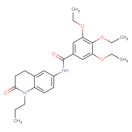 3,4,5-triethoxy-N-(2-oxo-1-propyl-1,2,3,4-tetrahydroquinolin-6-yl)benzamide
