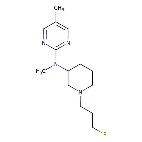 N-[1-(3-fluoropropyl)piperidin-3-yl]-N,5-dimethylpyrimidin-2-amine