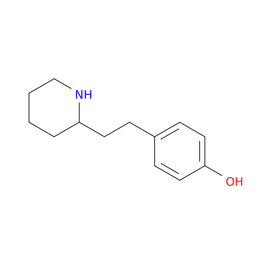 4-(2-(Piperidin-2-yl)ethyl)phenol