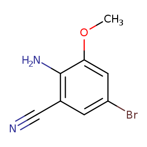 2-Amino-5-bromo-3-methoxybenzonitrile
