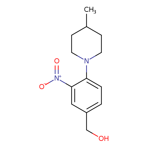 Benzenemethanol, 4-(4-methyl-1-piperidinyl)-3-nitro-