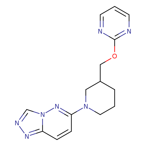 2-[(1-{[1,2,4]triazolo[4,3-b]pyridazin-6-yl}piperidin-3-yl)methoxy]pyrimidine