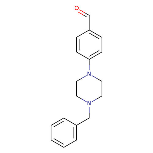 Benzaldehyde, 4-[4-(phenylmethyl)-1-piperazinyl]-