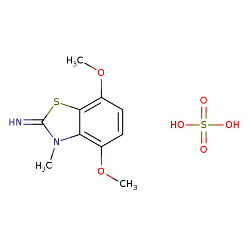 4,7-dimethoxy-3-methyl-2,3-dihydro-1,3-benzothiazol-2-imine; sulfuric acid