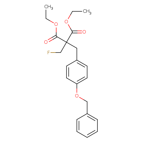 1,3-diethyl2-{[4-(benzyloxy)phenyl]methyl}-2-(fluoromethyl)propanedioate