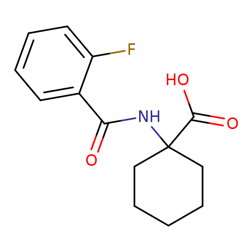1-(2-FLUORO-BENZOYLAMINO)-CYCLOHEXANECARBOXYLIC ACID