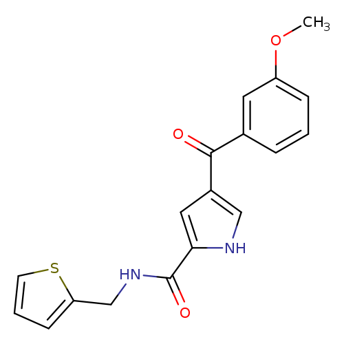 4-(3-methoxybenzoyl)-N-[(thiophen-2-yl)methyl]-1H-pyrrole-2-carboxamide