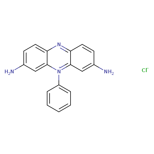 Phenazinium, 3,7-diamino-5-phenyl-, chloride