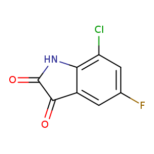 7-​Chloro-​5-​fluoro-​1H-​indole-​2,​3-​dione