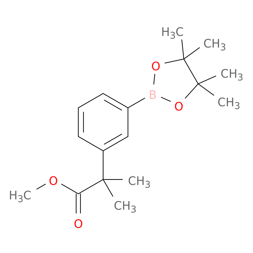 Methyl (2-(3-(4,4,5,5-tetramethyl-[1,3,2]dioxaborolan-2-yl)phenyl)-2-methylpropanoate