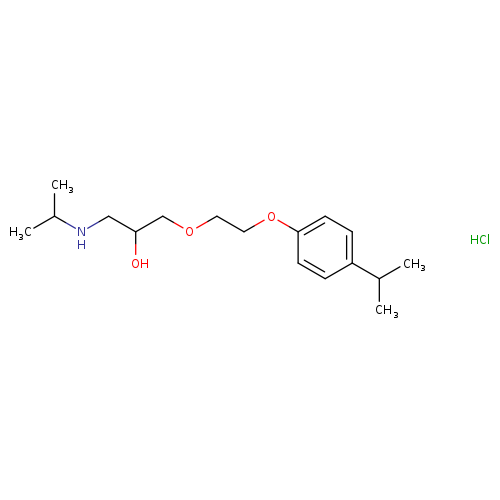 (2-hydroxy-3-{2-[4-(propan-2-yl)phenoxy]ethoxy}propyl)(propan-2-yl)amine hydrochloride