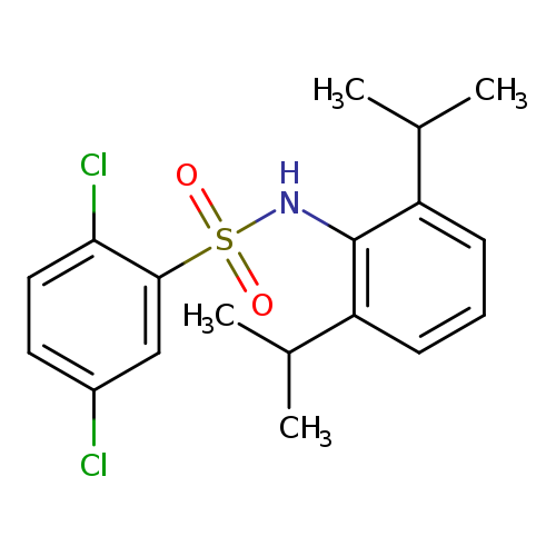 2,5-dichloro-N-(2,6-diisopropylphenyl)benzenesulfonamide