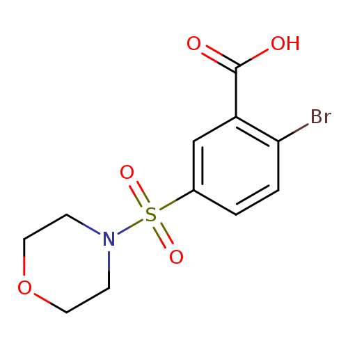 2-bromo-5-(morpholine-4-sulfonyl)benzoic acid