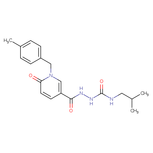 1-[(4-methylphenyl)methyl]-N-{[(2-methylpropyl)carbamoyl]amino}-6-oxo-1,6-dihydropyridine-3-carboxamide