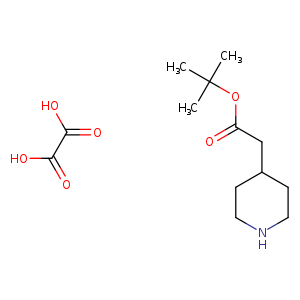 tert-Butyl 2-(piperidin-4-yl)acetate oxalate