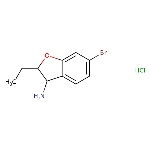 6-bromo-2-ethyl-2,3-dihydro-1-benzofuran-3-amine hydrochloride, Mixture of diastereomers