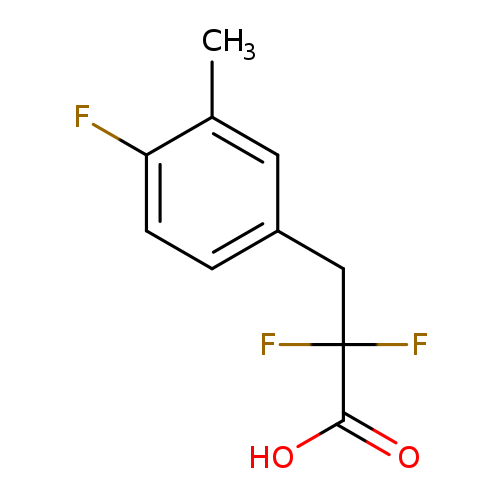 2,2-difluoro-3-(4-fluoro-3-methylphenyl)propanoic acid